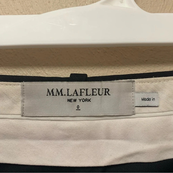 M.M. LaFleur The Mejia Pant Washable Wool Twill in Black Size 0 - Picture 12 of 14